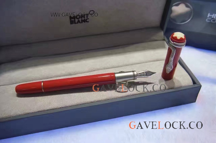 Montblanc Heritage Collection Rouge Et Noir Fountain Pen Red AAA Copy Montblanc Heritage Collection Rouge Et Noir Fountain Pen Red AAA Copy